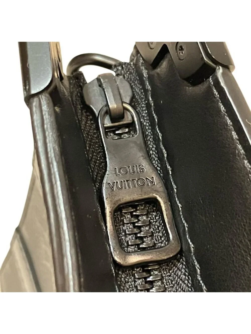 Louis Vuitton Trunkpochette Monogram Eclipse Clutch Canvas